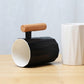 Wooden handle ceramic coffee mug,literary teacup Office Coffee Milk Cup Nordic Small Fresh Hand Ceramic Cup Drinkware gift 400ml